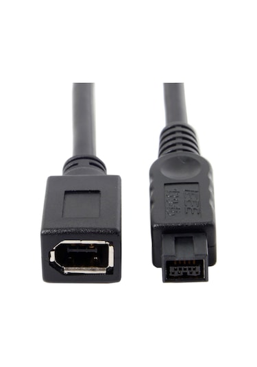 Cbtx CY FW-012-BK 1394 FireWire Adaptör Kablosu 6F-9M 20 cm Siyah