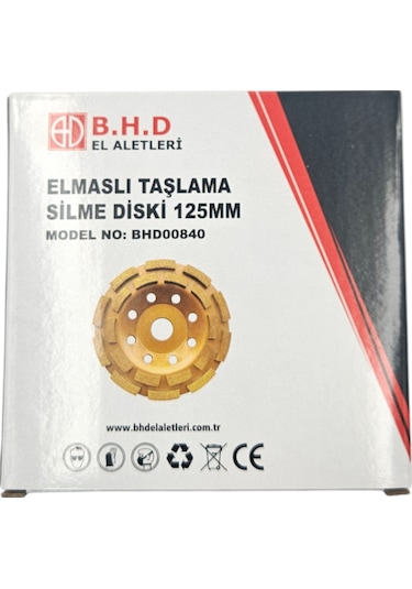 Fixonic B.h.d Bhd00840 125mm Elmaslı Taşlama Silme Disk
