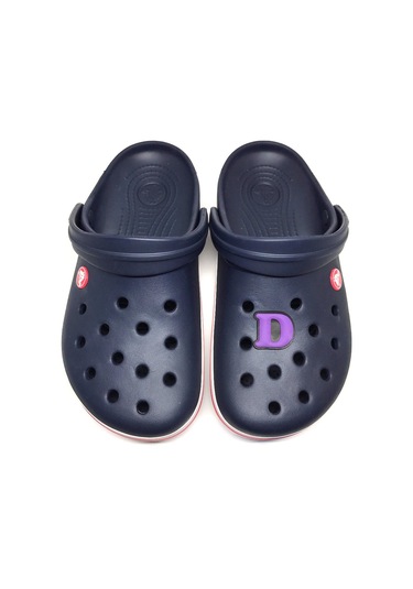 Crocs Terlik Süsü & Renkli Aksesuar Harf Jibbitz Mor