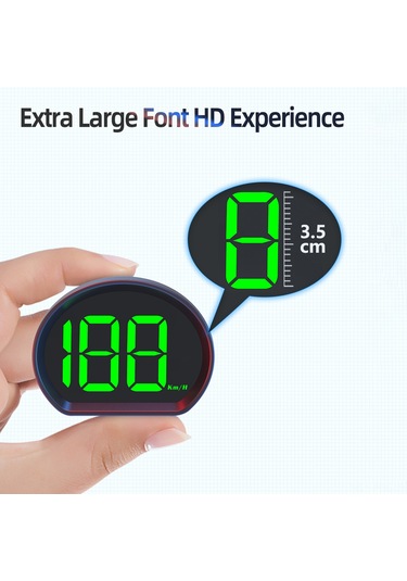 Padalink X3 Yeşil Yazılı Gps Gösterge Ekranı 3 İnç Hud Hız Gösterimi Mph/kmh