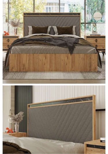 Avrupa 150x200 Çift Kişilik Yatak Seti - Yatak / Baza / Başlık
