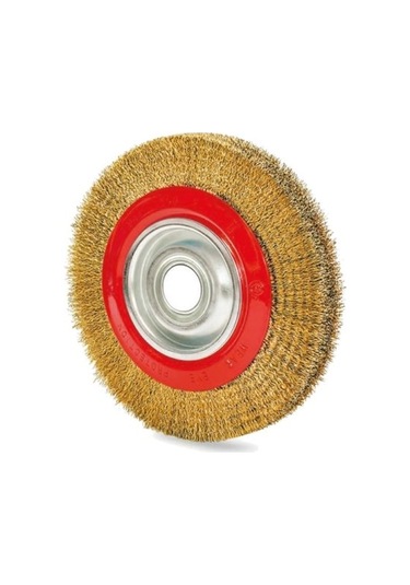 Dairesel Saçaklı Fırça Sd-175 Tel Fırça Yuvarlak Çapı:175Mm