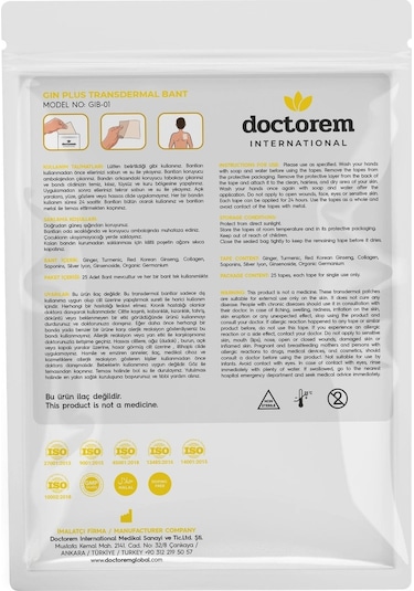 Doctorem International Vita Gın Plus Painless Bandı