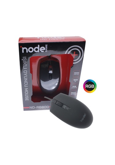 Node Game ND-RB800 Kablolu Rgb Işıklı Optik Mouse