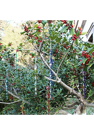 Korkuluk, 12'li Paket, Korkuluk, Yansıtıcı Ve Dönen Spiral, 6 Renk 30 Cm Hy