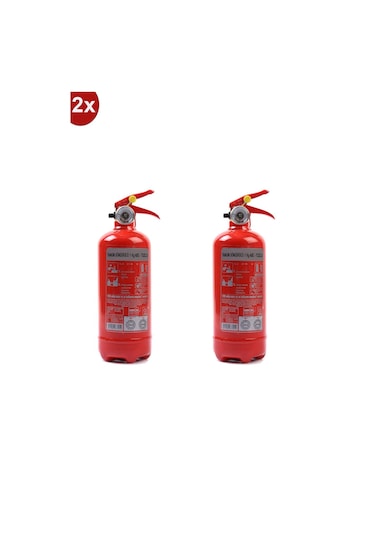 Yangın Tüpü Söndürücü  1 kg 2 Adet Araç Tüpü 4 Yıl Garantili 2022