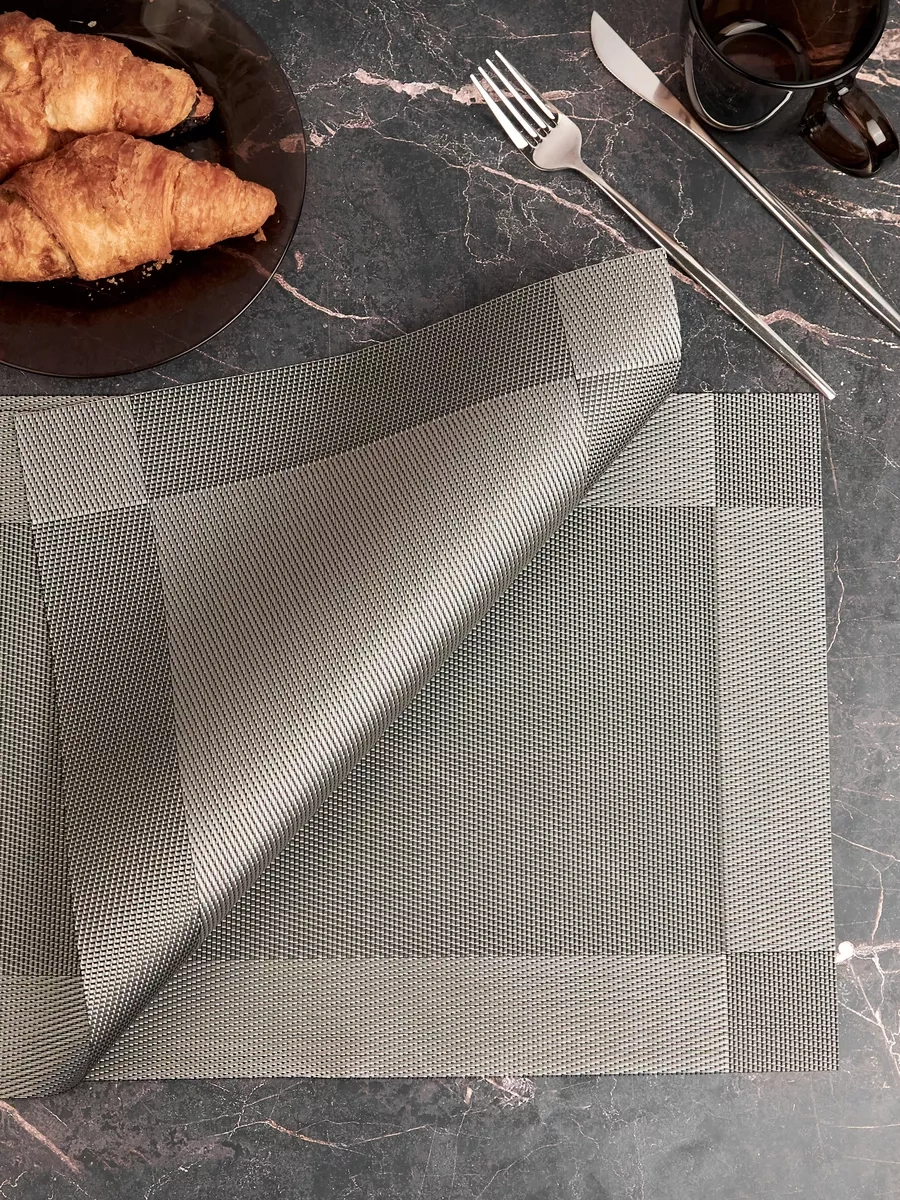 Good Sale Servis Peçeteleri Seti 45x30 Cm, 4 Adet. 16466363 Gri