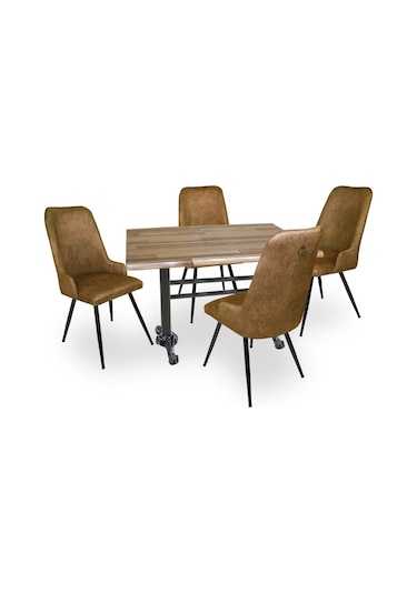 Beymobilya Çipa Werzalit-Çırağan Mutfak Masa Takımı Bej