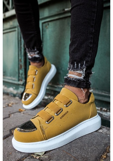 Ch251 Sbt Mirror Suede Erkek Ayakkabı Camel Altın