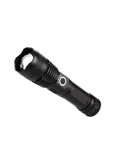 Jeemson "p50 Güçlü Led El Feneri - 600 Lümen, Şarj Edilebilir, Taşınabilir Ve Dayanıklı" Siyah