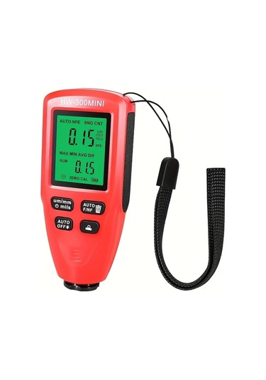 Boatshop1 Goxawee Dijital Kaplama Kalınlık Ölçer Kırmızı Yüksek Hassasiyet Abs Kaymaz Tasarım Boya Metre Profesyonel Teşhis Aracı