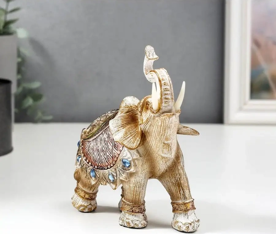 Simalend Raf İçin İç Dekorasyon Figürü Hortumlu Fil 25707241