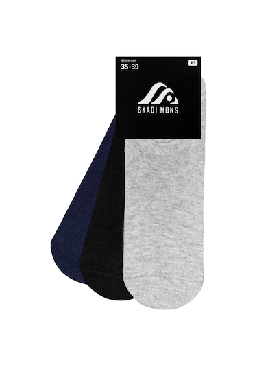 Skadi Mons Sneaker 3 Pack Unisex Çorap 1605030323-902 Çok Renkli