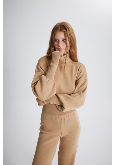Holly Lolly Alt Üst Triko Thinky Takım Camel