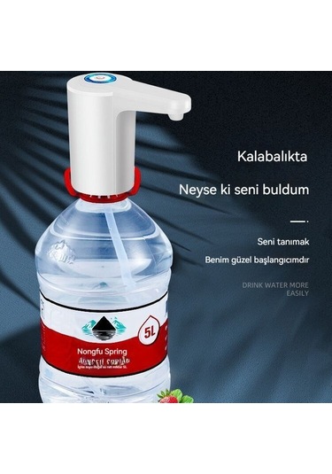 Yasammerkezi Şişelenmiş Su Pompaları BEYAZ