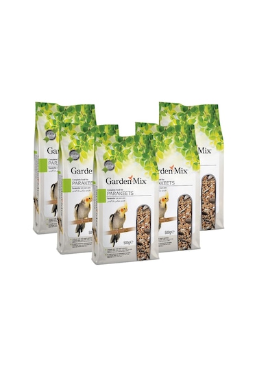 Garden Mix Platin Paraket Sultan Cennet Papağanı Yemi 5x500 G