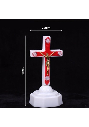 Elektronik Gece Lambası İsa Mesih Kırmızı Yemini Çok Renkli