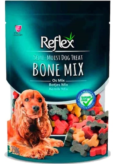 Reflex Semi-Moist Bone Mix Yumuşak Kemik Köpek Ödülü 150 G