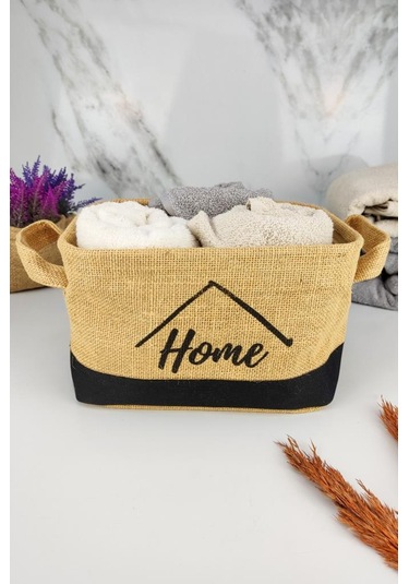 Digithome Hasır Çok Amaçlı Düzenleyici Organizer Mini Dikdörtgen Sepet Siyah - Cly-j1006 C1-1-121