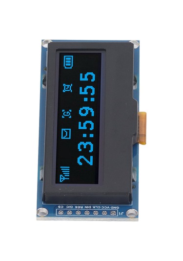 Maiyame 2.23 Inç Oled Ekran Modülü, 128x32 Çözünürlük, Ssd1305 Kontrol, Iıc/spı Arayüz, Düşük Güç Tüketimi