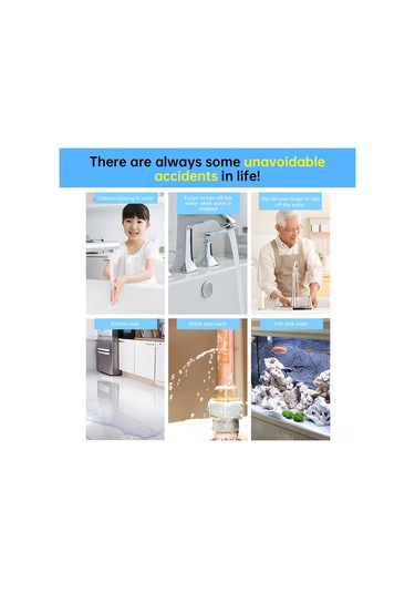 Reedark Wifi Su Kaçığı Algılayıcı, Tuya Uygulamasıyla Kontrol, 85db Ses, Ip67 Su Geçirmez, Mutfak/banyo/ Bodrum İçin Akıllı Uyarı Cihazı Beyaz