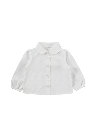 Civil Baby Fiyonklu 6-18 Ay Elbise - Ekru