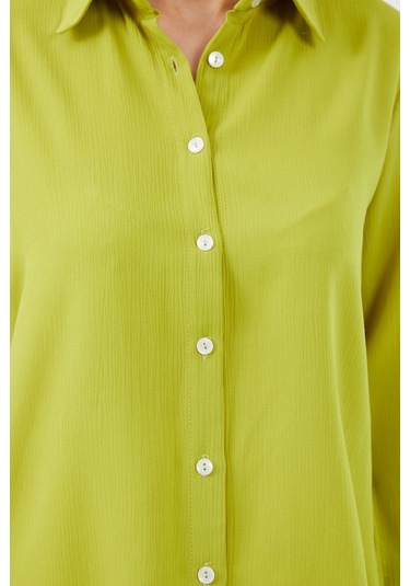 Dparis Fitilli Gömlek Yağ Yeşili