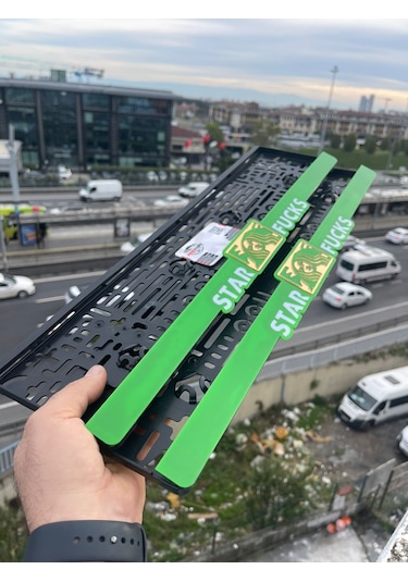 Star Fucks Özel Tasarım Lüks Pleksi Plakalık
