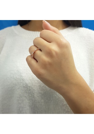 Lova Pırlanta Kalp Yüzük - 1010256