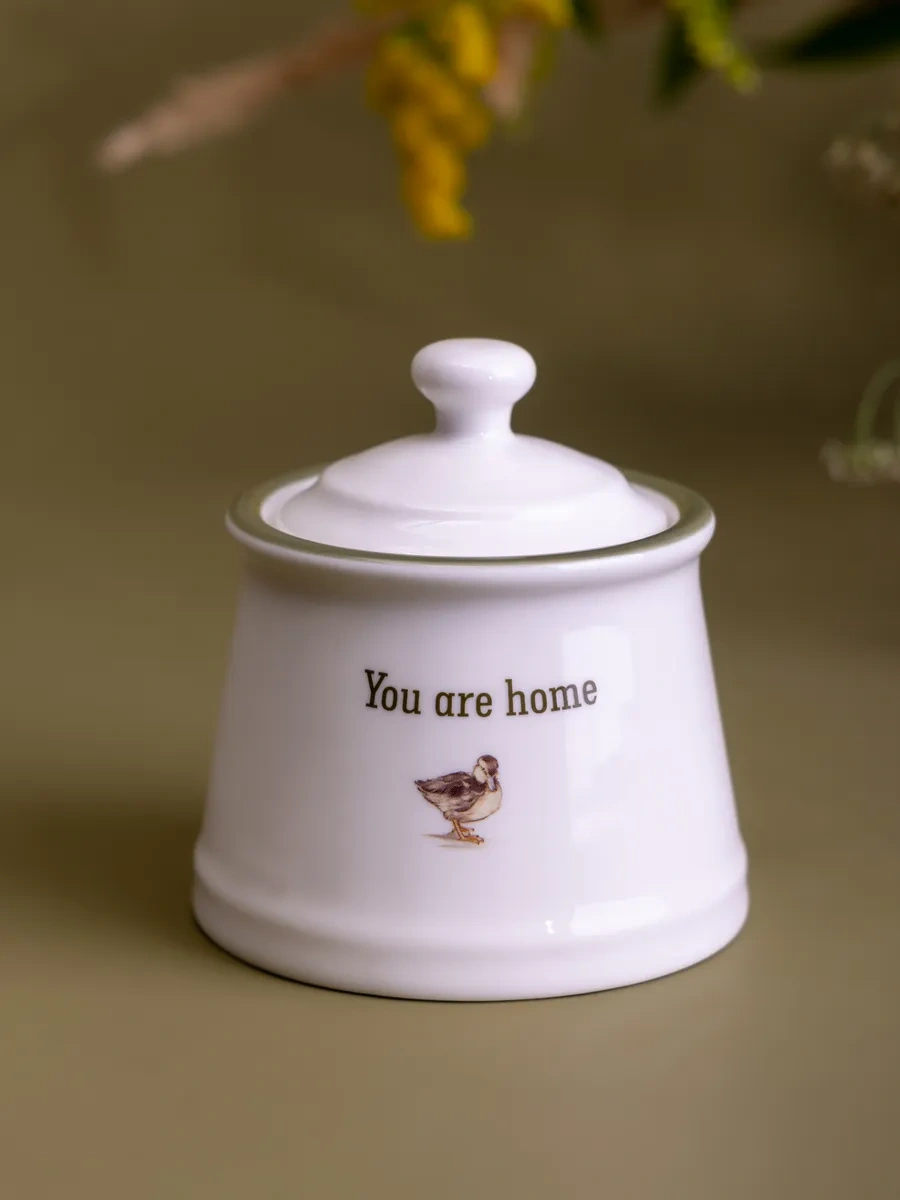 Lefard Farfora "family House" 200 Ml Şekerlik Kapaklı 204178747 Beyaz