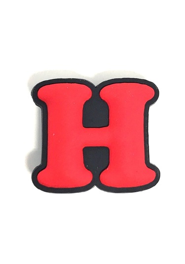 Crocs Terlik Süsü & Renkli Aksesuar Harf Jibbitz Kırmızı Rugan