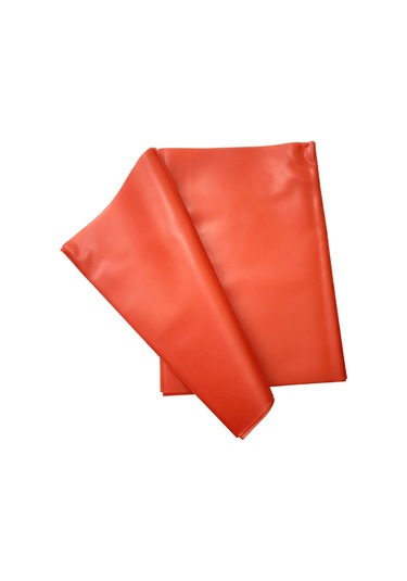 Kırmızı Pilates Lastiği Orta Direnç Pilates 1120 Cm 15 Cm 0.35 Mm Çok Renkli