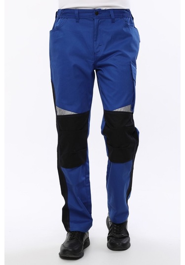 Uniprom İş Pantolonu Roma Model Diz Destekli 6 Cepli Mavi