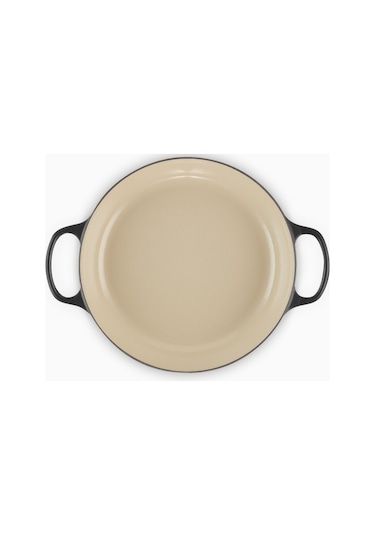 Le Creuset Gourmet Profesyonel Lüks Döküm Tencere Mat Siyah 30 Cm