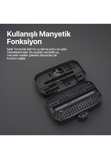 Xenon Smart X6833 Hassas Şarjlı Tornavida Seti 153 Parça
