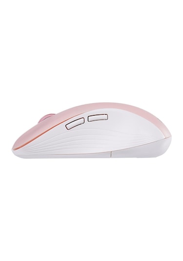 Everest Km-9676 Beyaz/pempe Multimedya Tablet-telefon Standlı Klavye + Mouse Set Optik