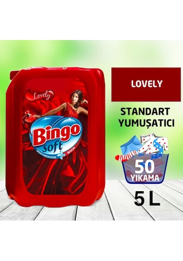 Bingo Soft Lovely Çamaşır Yumuşatıcısı 5 L