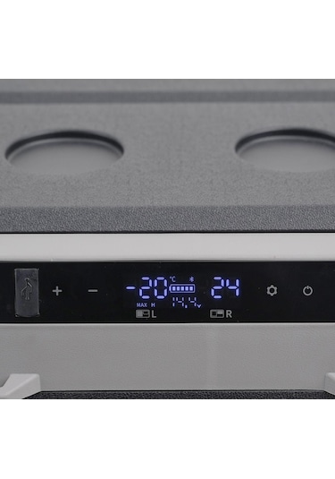 Tecnopoint Çift Kapaklı 30 Litre Taşınabilir Araç Buzdolabı 12v/24v/220v Uyumlu