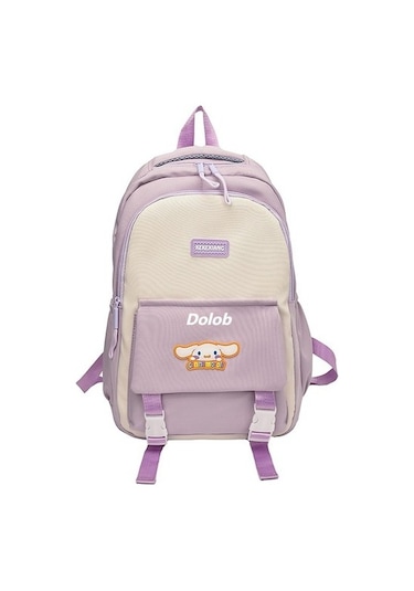 2024 Yeni Hafif Büyük Kapasiteli Sevimli Kızların Ilkokul Öğrencileri, Ortaokul Öğrencileri Ve Okul Çantaları Için Yükü Azaltan Sırt Çantası Dcxad1 Mor