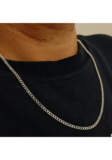 925 Ayar Gümüş Gurmet Model Zincir Kolye (524041106)