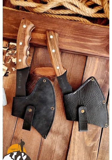 Outdoor Balta 2'li Kamp Baltası Nacak Budama Baltası Ahşap Sap X