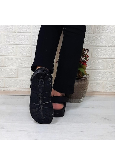 Fiyra Gnpl Siyah Rahat Erkek Günlük Sandalet 001