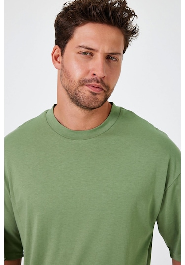 Alexander Gardi Alexandergardı Yırtmaçlı Basic Oversize T-shirt Un-70418 001