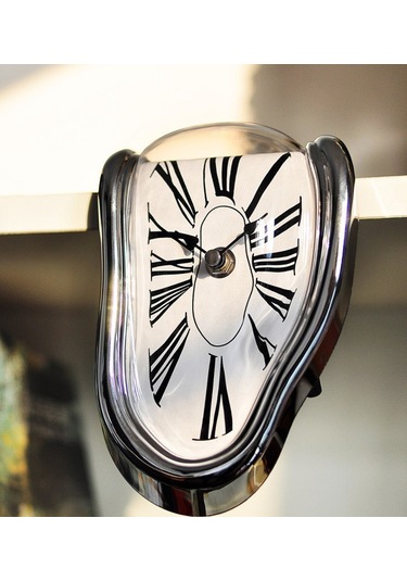 Gümüş Saat, Masaüstü Moda Saati, Eriyen Deformasyon Duvarı Diğer