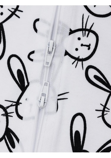 Allbaby Şapka İle Birlikte Fermuarlı Peçete-kozon 311011046 Beyaz