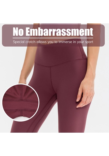 Yaozixa Kadınlar İçin Yüksek Bel Lişeli Yoga Taytları - Sıkıca Daraltıcı, Hızlı Kuruyan, Gizli Çanta, Spor Ve Koşu İçin - 77% Nilon 23% Spandex Çok Renkli