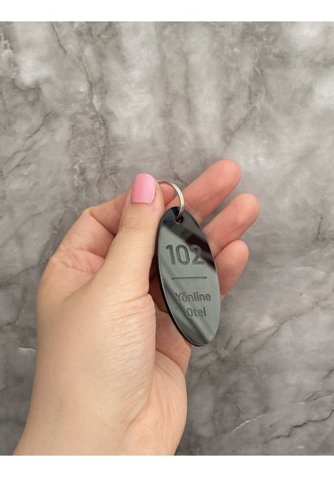 Siyah Parlak Minimal Kişiselleştirilebilir Otel Bungalov Apart An