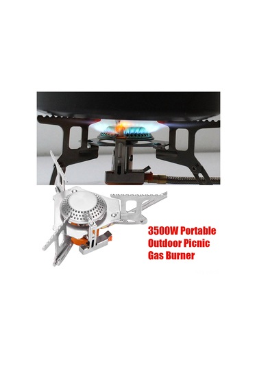 Geeroyoo 3500w Çift Kanal Hava Ön Isıtma Teknolojili, Taşınabilir, Fırlatıcı Ve Katlanabilir Braketli Dışarıda Kullanıma Uygun Ayırılmış Gaz Çalıştırmalı Ocak Diğer