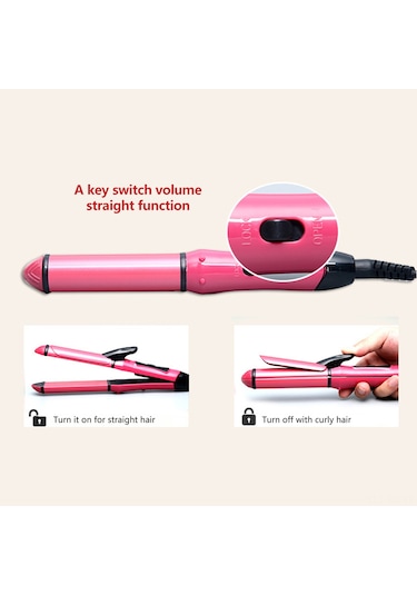 Reedark Taşınabilir 2 Si 1 Arada Saç Maşası: Hızlı Isınma, 360 Dönebilir, Anti-statik, Saç Şekillendirme Kolaylığı