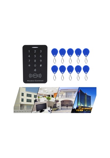 Shineyee Id Kartlı Kapı Erişim Kontrol Cihazı - Rfıd Kart/şifre İle Güvenli Erişim, 1000 Kullanıcı Desteği, Kesintisiz Veri Saklama
